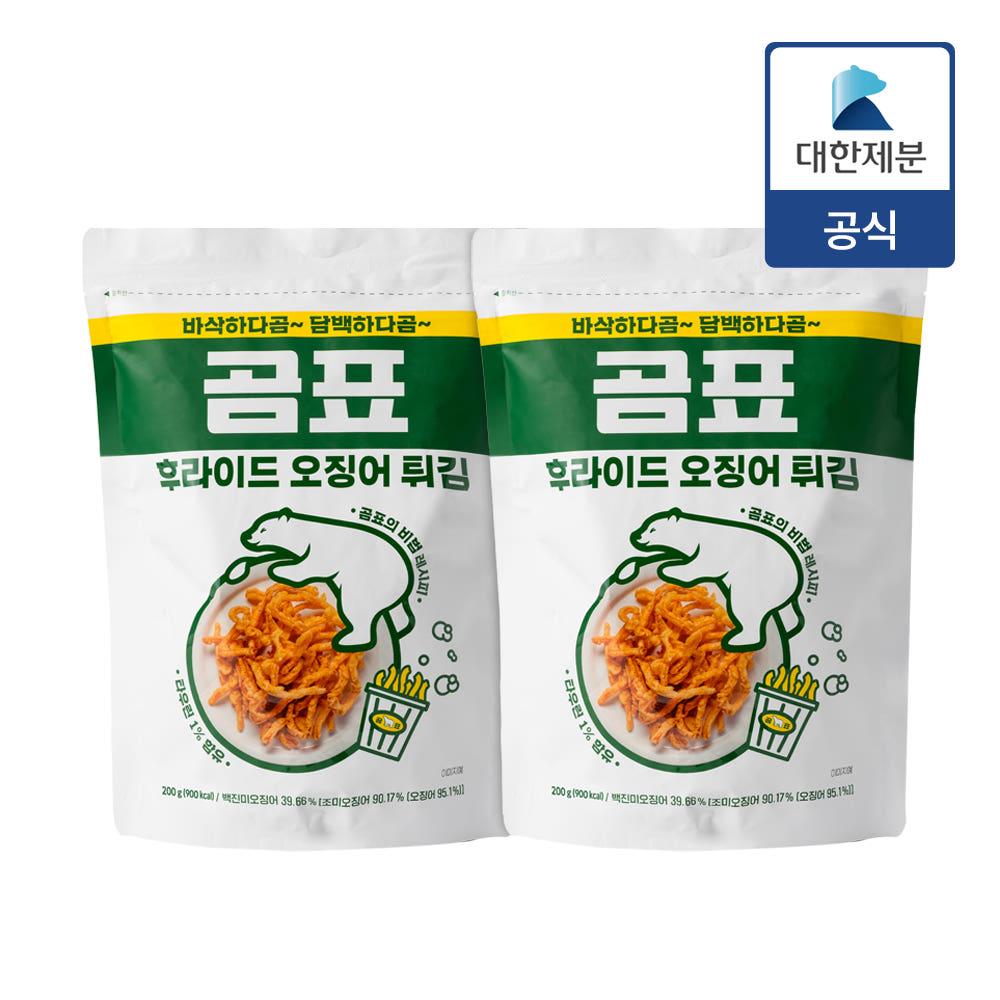 곰표 후라이드 오징어튀김 200g x 2개