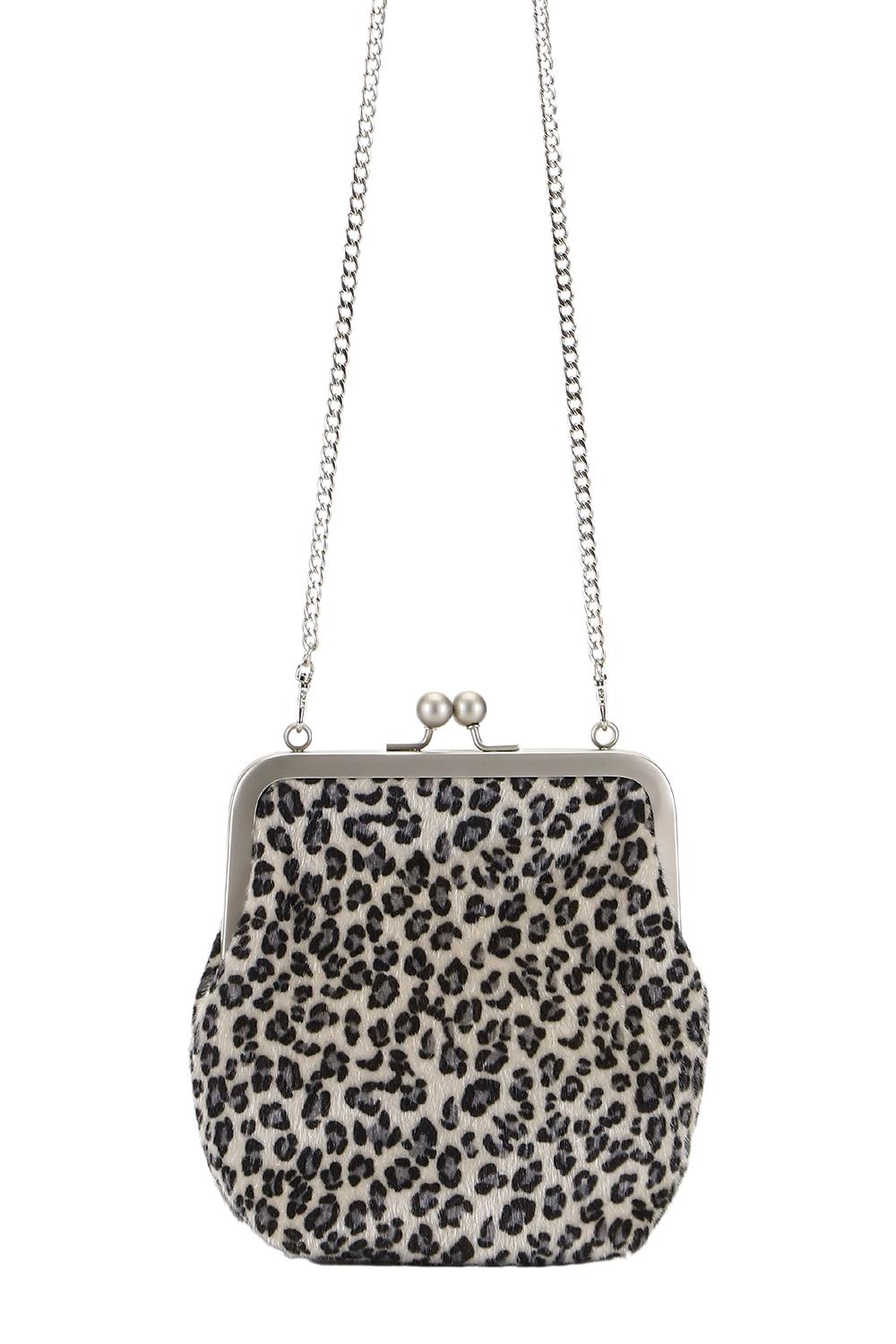 TOAST BAG MEDIUM / LEOPARD GRAY