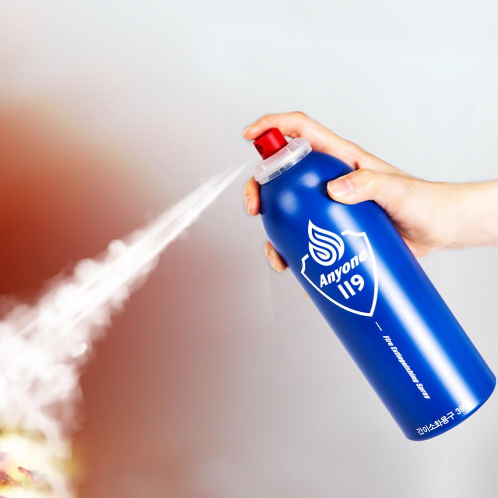 애니원119 소화기 차량용 가정용 캠핑용 주방용 간이 스프레이 K급 390g