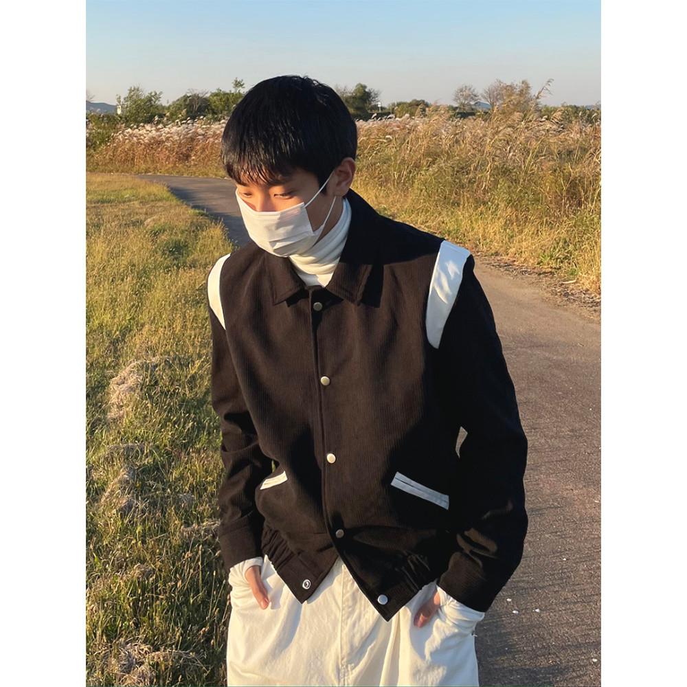 바시티자켓 골덴 코듀로이자켓 남자크롭자켓