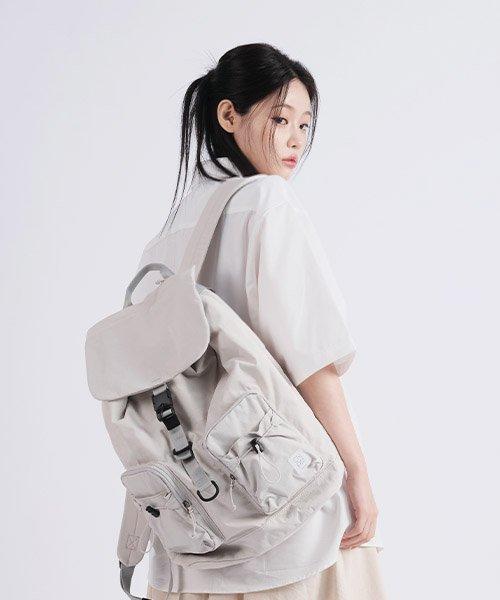 CNPR Natural 도난방지 원버클 백팩  - 크림