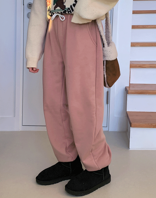 [3일간 new 5% sale] [unisex] 알카 컬러 조거 기모 팬츠 (10color)