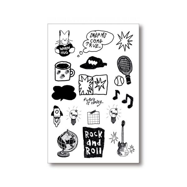 Drawing sticker 09 (불투명)
