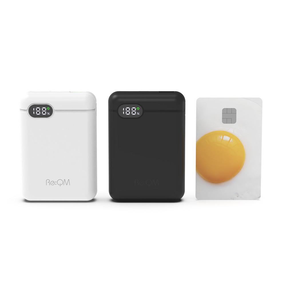 리큐엠 20W 고속충전 LCD잔량표시 10000mAh 미니 보조배터리 QP1000A
