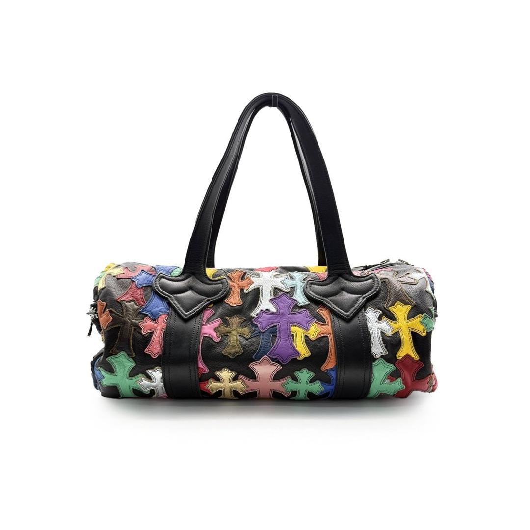 Chrome Hearts Multicolor Cross Patch Duffle Bag