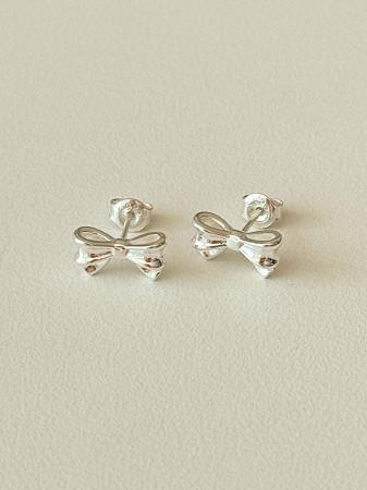 이런 상품 어때요? [무배] 실버925 미니 리본귀걸이 로제 리본 귀걸이