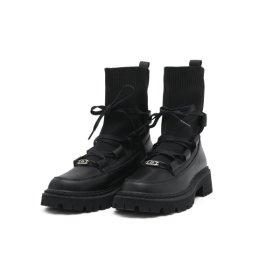 레이스업 니트패치 앵클부츠 (EP4AS467EN4AS967)