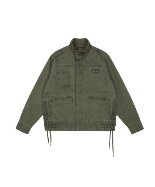 Nova Drawstring Field Jacket (Khaki)