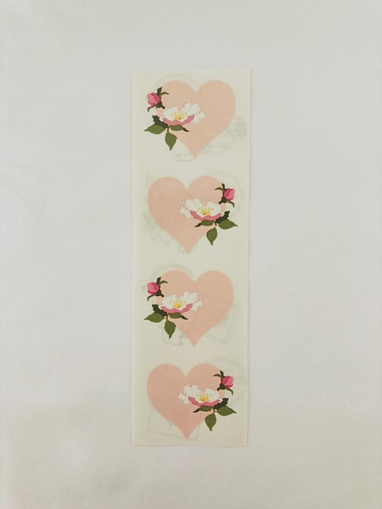 미세스그로스만 빈티지 핑크 하트 스티커(1994)