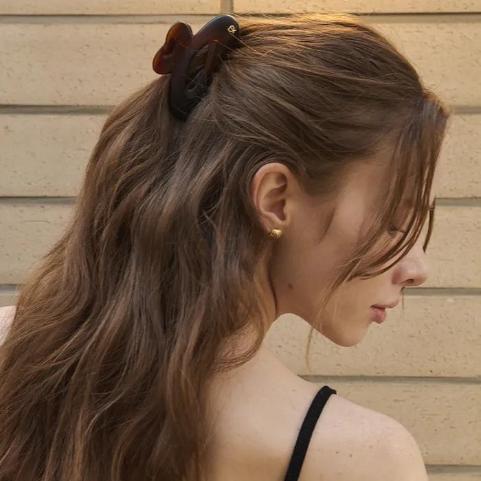 [리오더][선물포장]Pretzel hair claw clip, Elloy_3 colors