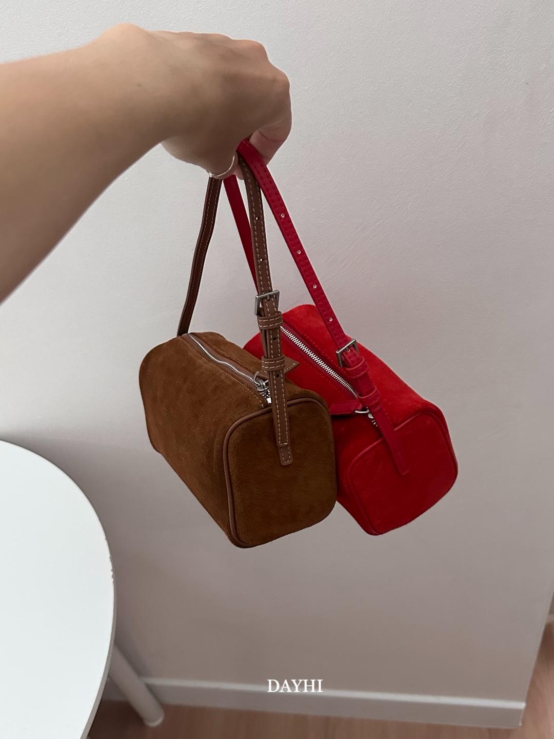 데이하이 블랑 스웨이드 블록백(소가죽100%)