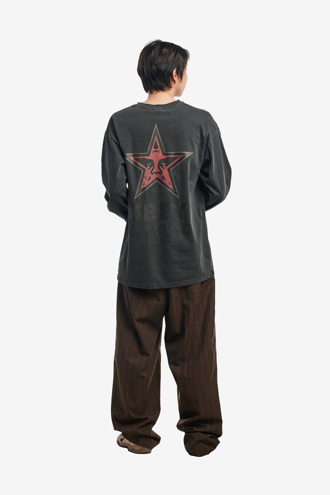 OBEY INTERNATIONAL SUWON OVERDYED LS