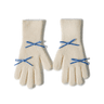 Long gloves Ivory + Ribbon