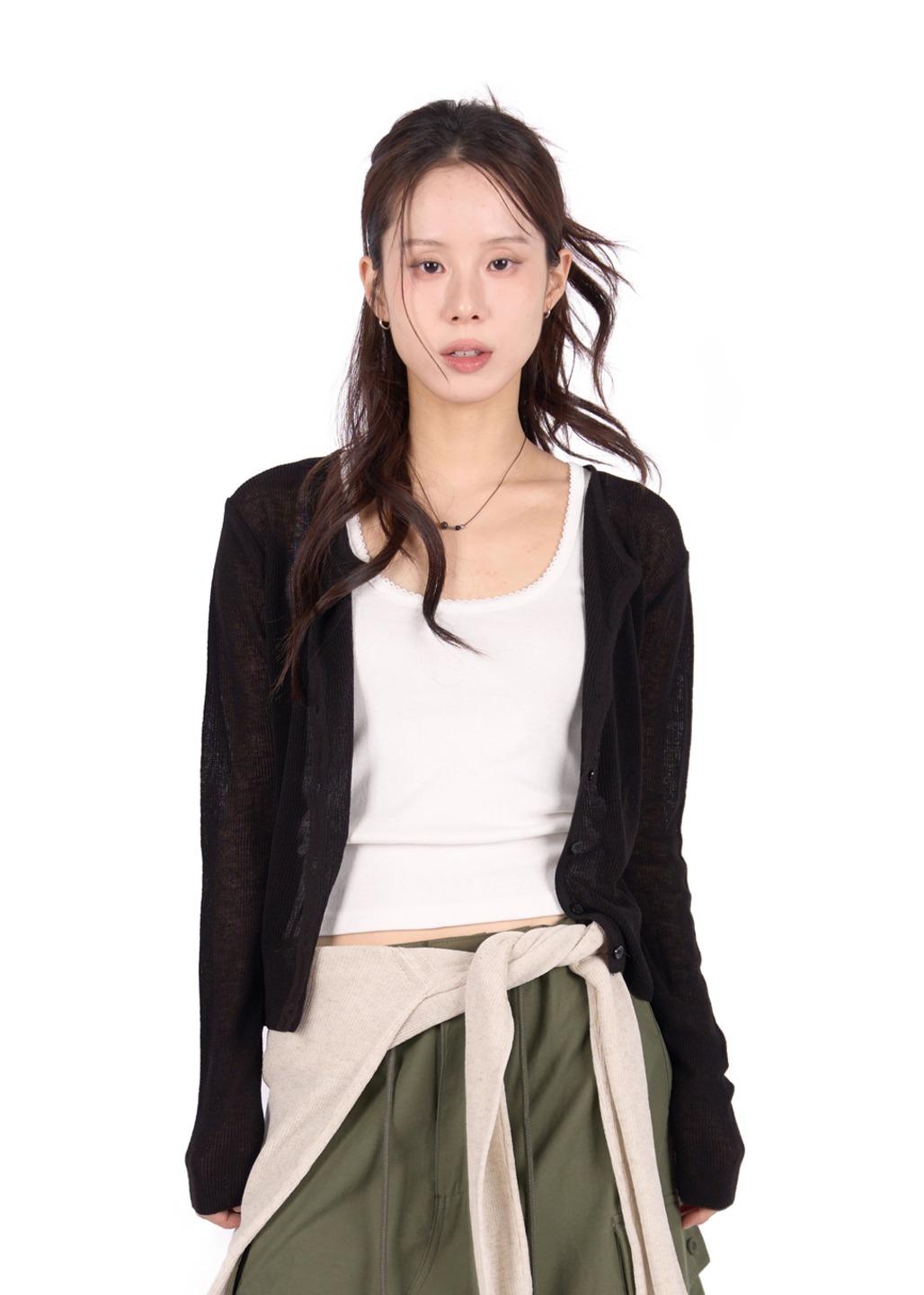 COOL LINEN CARDIGAN*최대 2주 소요*