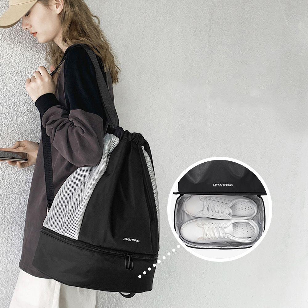 [무료배송]DNyne (블랙) 수영 골프 비치 스트링 백팩 멀티 스포츠 백팩