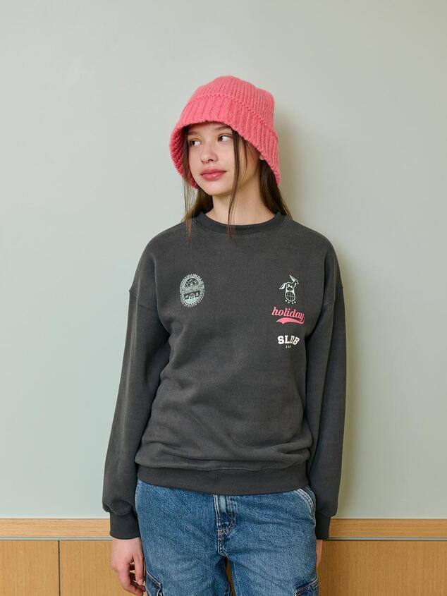 SYMBOL KNIT BUCKET HAT [PINK]