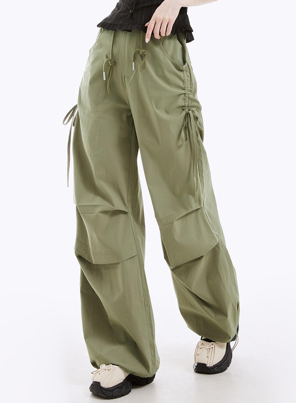 포비엘 셔링 나일론 카고팬츠