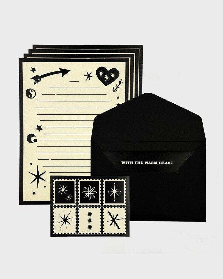 WARM HEART LETTER PAPER SET (5EA SET) - 편지지 세트