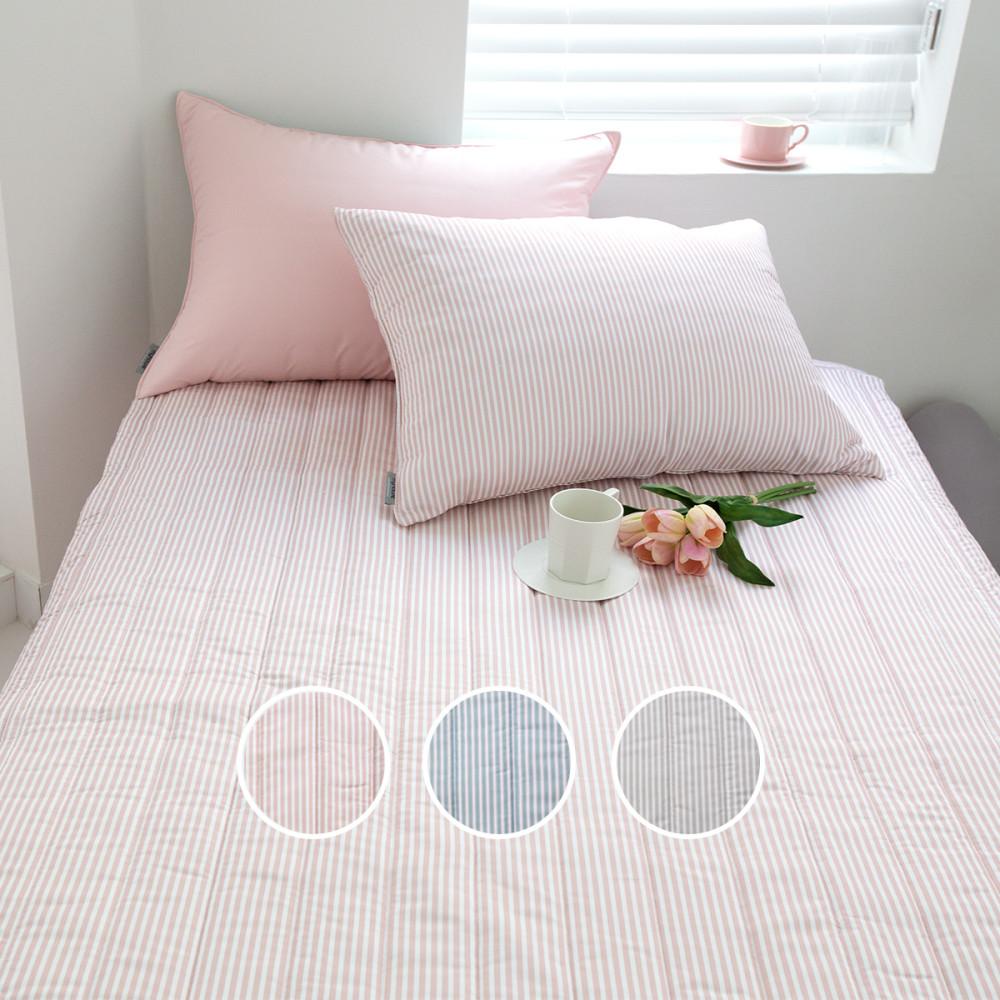 알러지케어 스트라이프 마이크로화이바 누빔 매트리스 슈퍼싱글패드