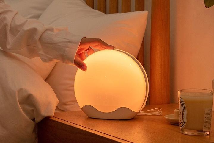 미라클모닝 인공태양 알람시계 양면 무소음 LED 탁상시계