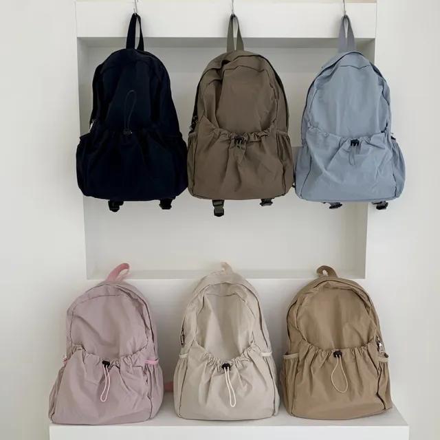 [최저가 진행/키링 증정 이벤트/1000개 판매 기념 할인] 플레인 경량 스트링 백팩 6color