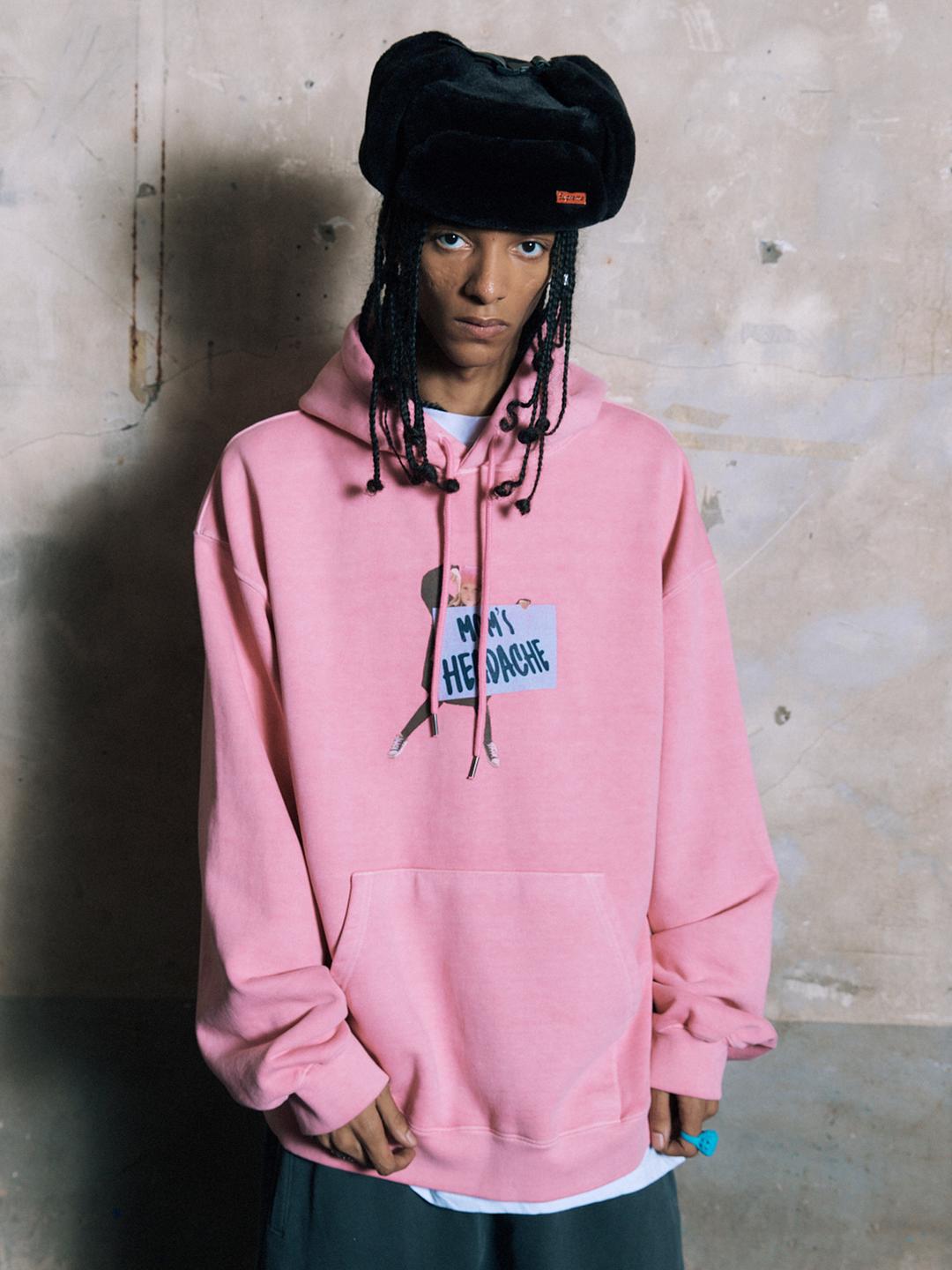THATS ME HOODIE PIGMENT PINK