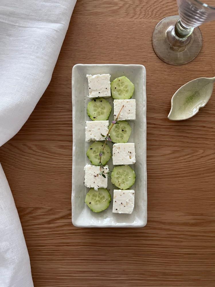 훗츄 페타플레이트 직사각접시 타원형플레이트 일본식기