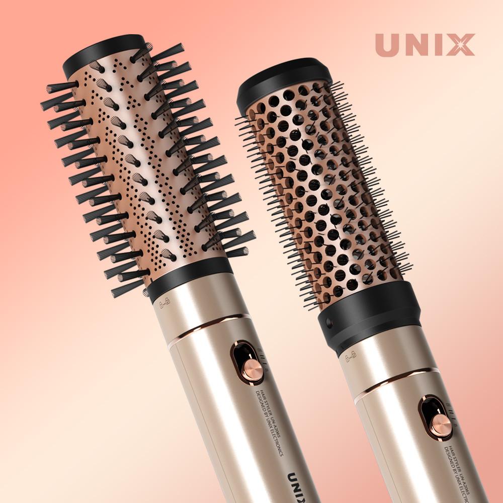 유닉스 롤드라이기 에어브러쉬 헤어롤 빗드라이기 볼륨 에어고데기 UNA-2065