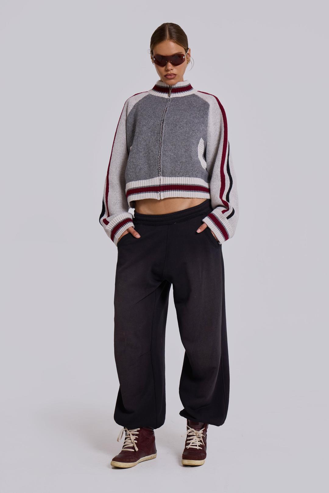 Black Cuffed Baggy Monster Joggers - XXS / Black