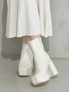 プラットフォームサイドゴアブーツ