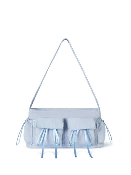 RIBBON POCKET BAG - BLUE