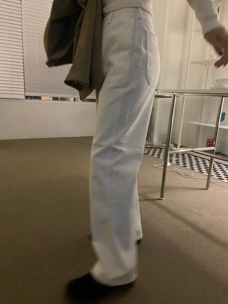 basic white pants