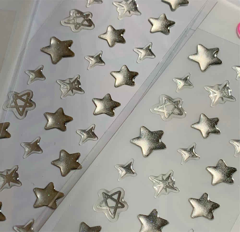 [훈찌마켓] 반짝실버별 에폭시