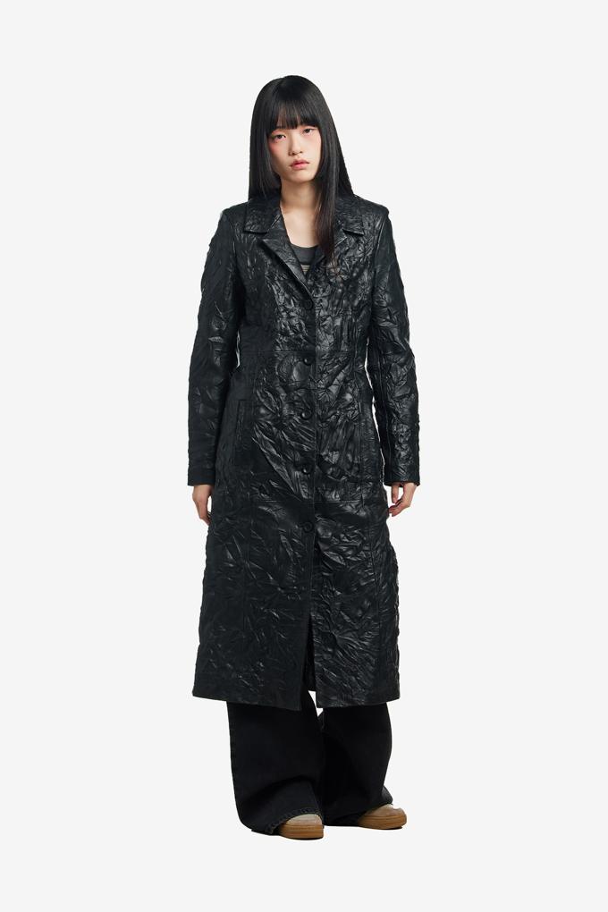 LEATHER COAT