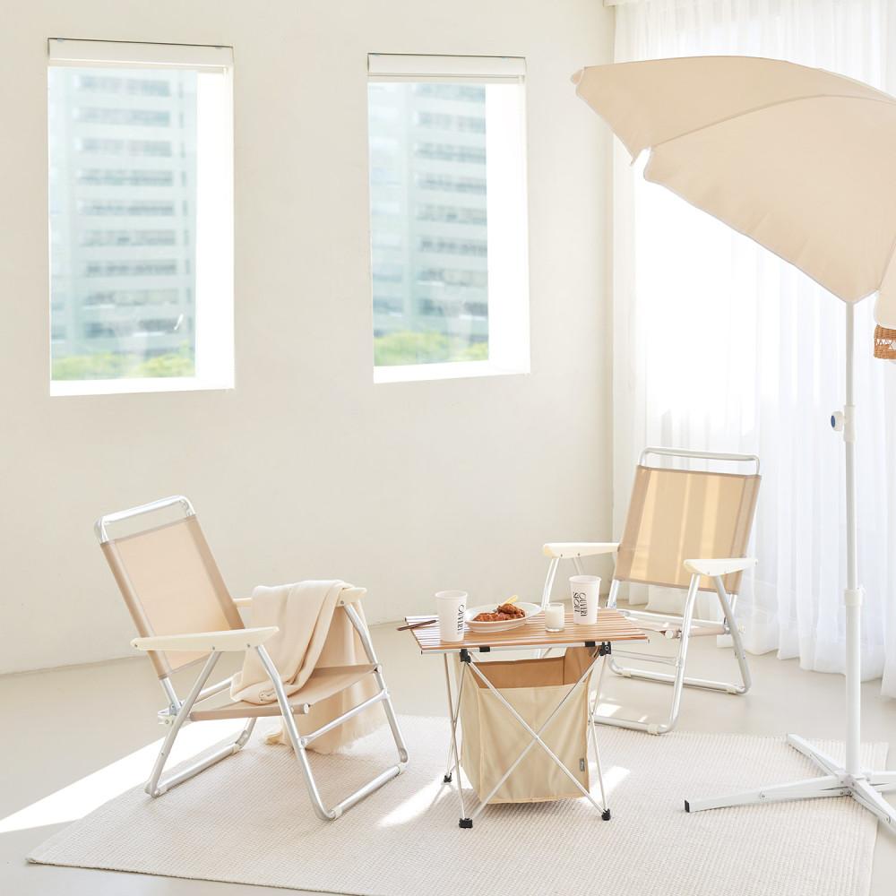 엠플러스캠프 2p 존 로우 캠핑의자 경량의자