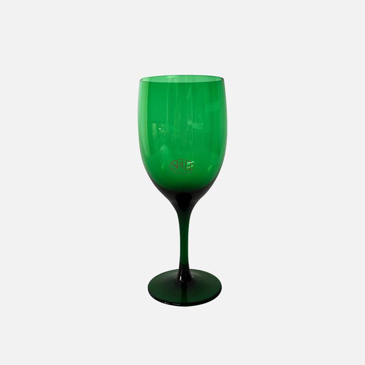 Supul Green Glass Wine Cup