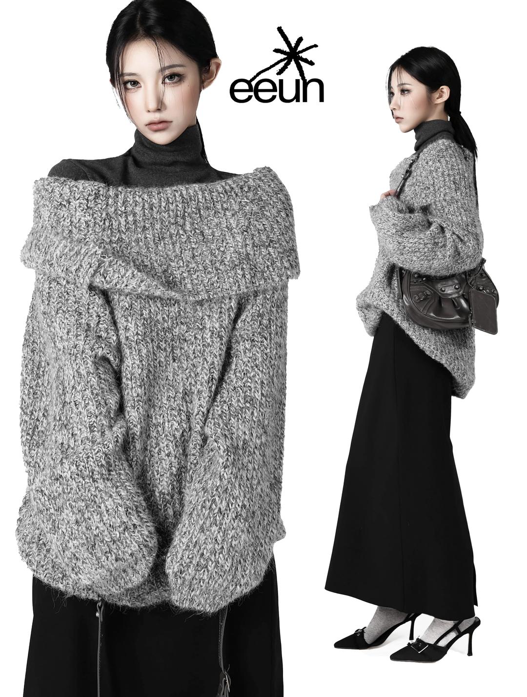 Fluffy long over knit