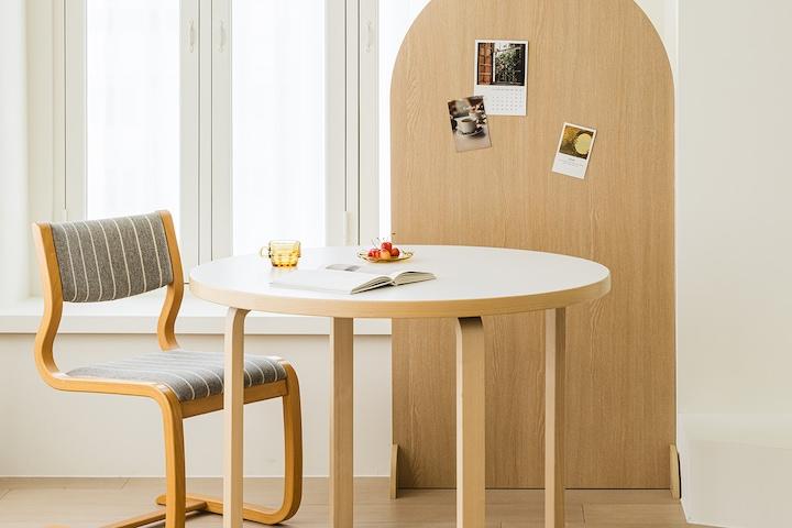 베르 아치형 라운드 가림막 파티션