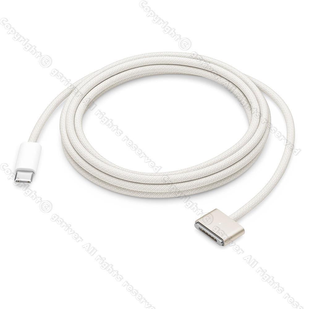 Apple USB-C to MagSafe 3 MacBook Charging Cable (2m) Starlight - MPL33FE/A