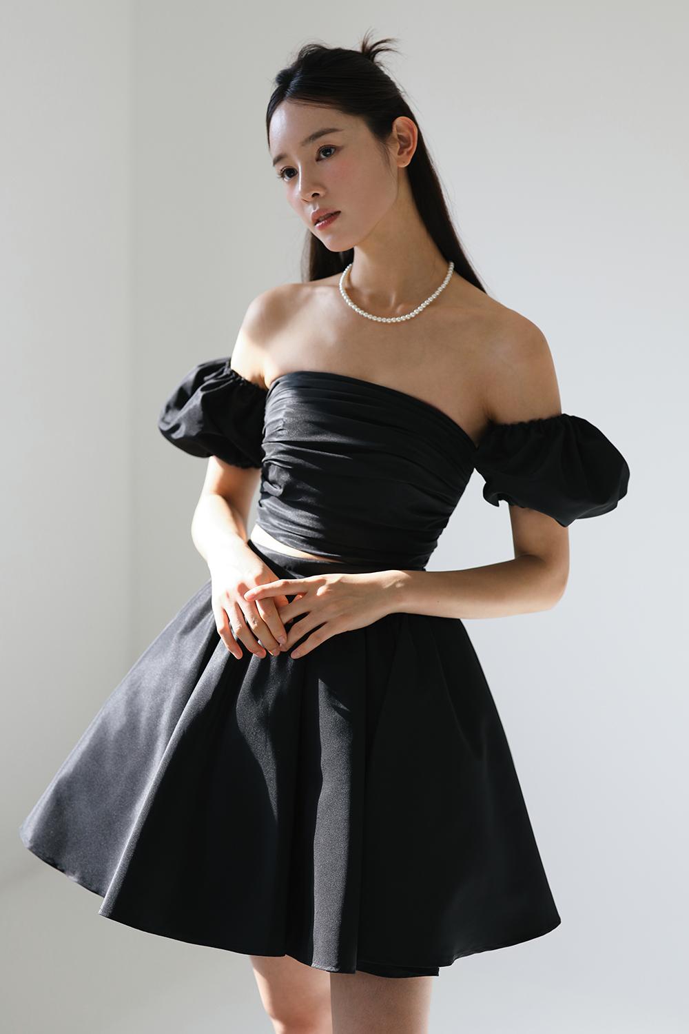 팬시 타프타 미니 드레스 DRC1485