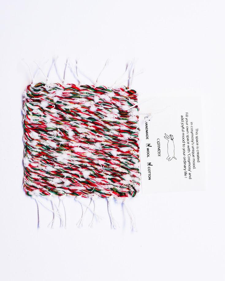 Cosymosy Christmas Weaving Coaster No.3