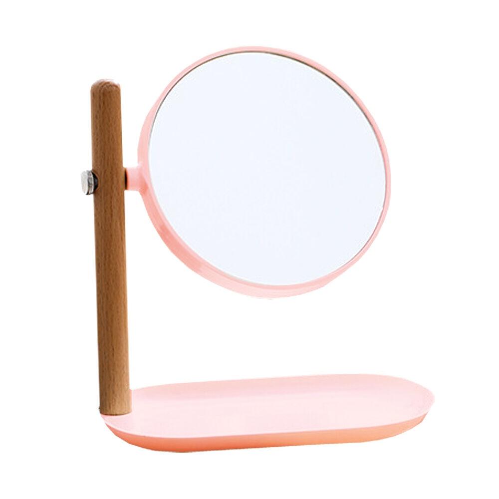 리코프 우드스탠드 선반겸용 각도조절 탁상거울