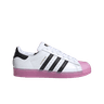 (W) Adidas Superstar White Black Shock Purple