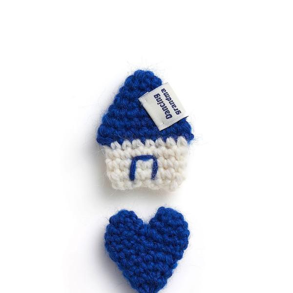 CROCHET BROOCH SET : HAPPY HOUSE