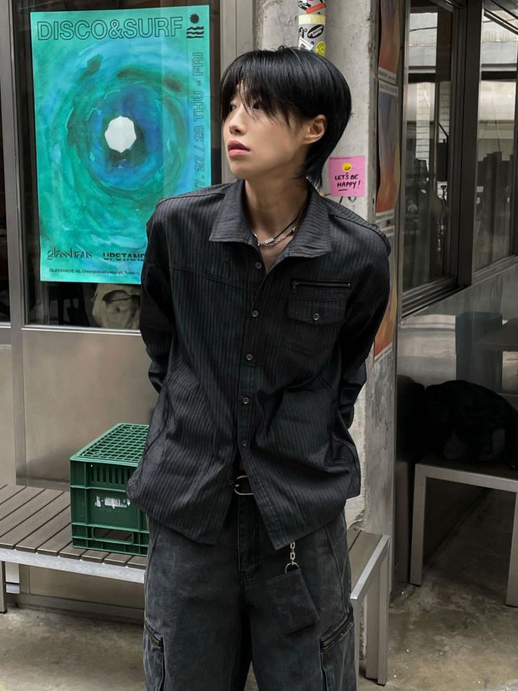 [단독7%][당일발송!]유니섹스 그루비 웨스턴 디테일 셔츠자켓(2color)