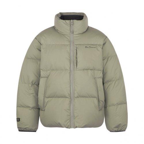 남성 브랜드 네이밍 퀄팅 점퍼 베이지 BLDDU471MBE