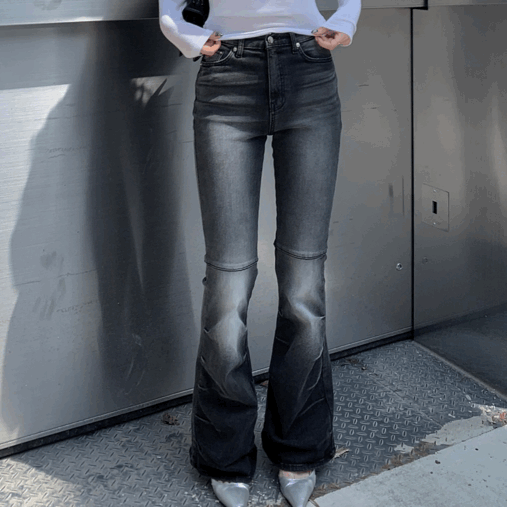 【suzen】bandage y2k low-waist bootcut pants suzen】bandage y2k low-waist bootcut pants (suzen/デニム