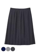 Venus 無地プリーツスカート綾織（58cm丈）裏地付