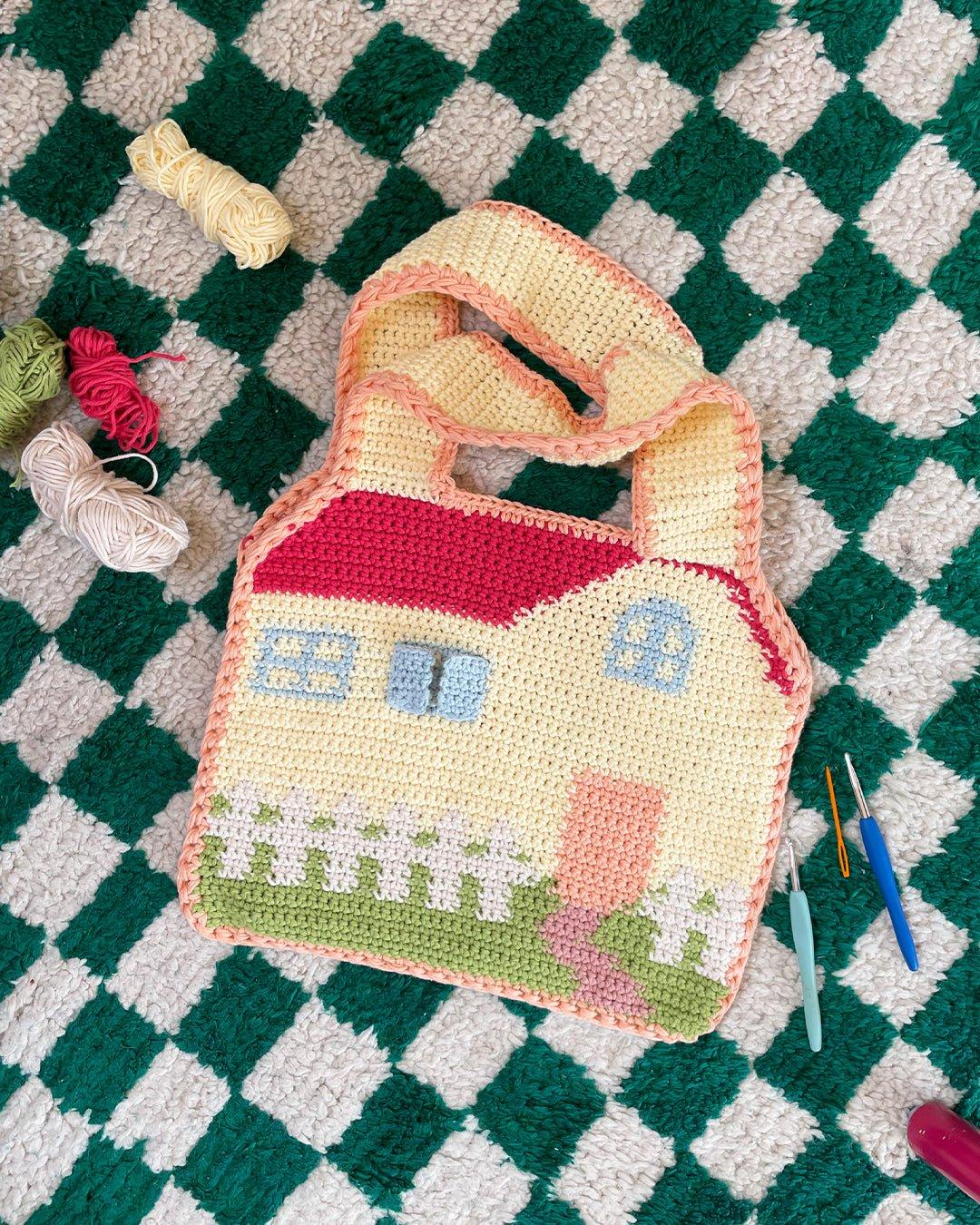 ✧ Pattern: This House Is Not A Home bag ✧