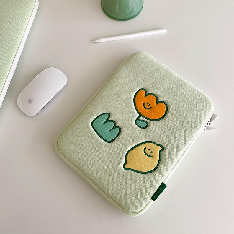 [세컨드모닝] 그리너리 아이패드 파우치